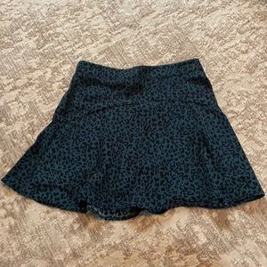Mini athletic skirt